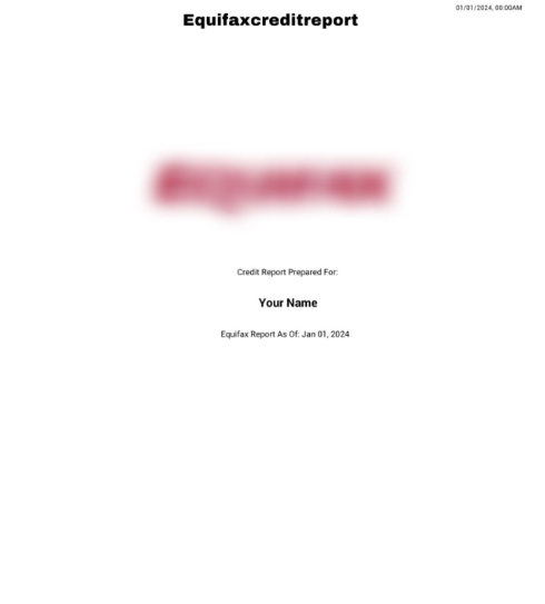 Credit Report Templates